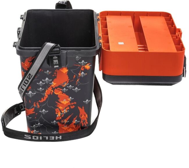 Рыболовный ящик HELIOS Shark 19л, оранжевый HS-IB-19-SHO Рыболовный ящик HELIOS Shark 19л, оранжевый HS-IB-19-SHO