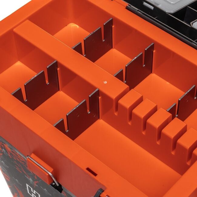 Рыболовный ящик HELIOS Shark 19л, оранжевый HS-IB-19-SHO Рыболовный ящик HELIOS Shark 19л, оранжевый HS-IB-19-SHO