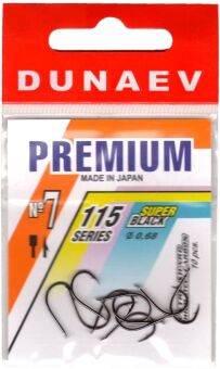 Крючок DUNAEV Premium 115 #7 Ø0.68мм 10шт/уп Крючок DUNAEV Premium 115 #7 Ø0.68мм 10шт/уп