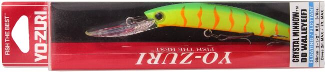 Воблер YO-ZURI Crystal Minnow Deep Diver Walleye 90F 90мм 9.5гр 3.0-4.5м R1205-HT Воблер YO-ZURI Crystal Minnow Deep Diver Walleye 90F 90мм 9.5гр 3.0-4.5м R1205-HT