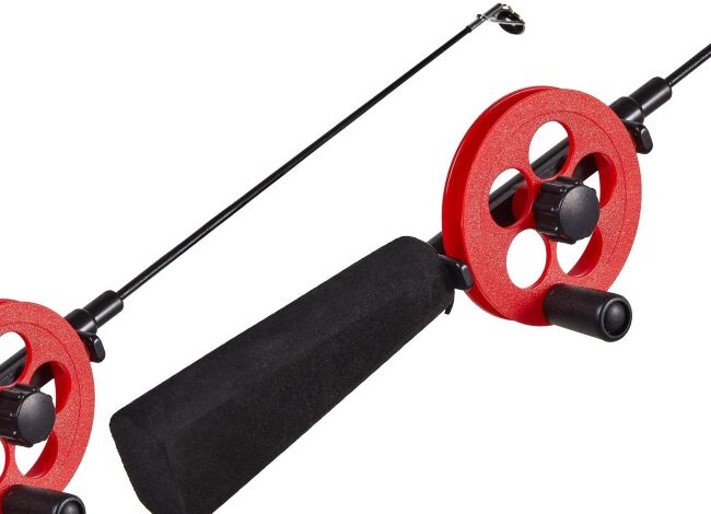 Удочка телескопическая зимняя Lucky John PILKKI TELE 34см рукоятка EVA