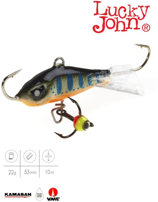 Балансир Lucky John BALTIC 5 с тр. 50мм/103 блистер Балансир Lucky John BALTIC 5 с тр. 50мм/103 блистер