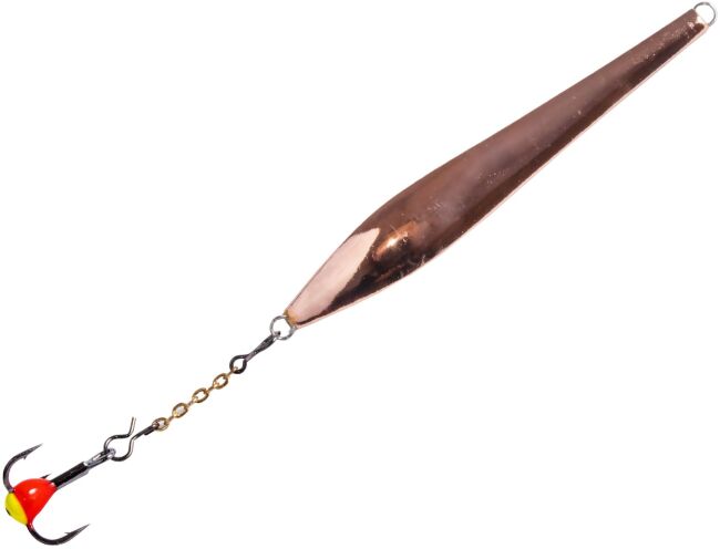 Блесна вертикальная зимняя Lucky John DOUBLE BLADE с цепочкой и тройником 45 мм CS блистер Блесна вертикальная зимняя Lucky John DOUBLE BLADE с цепочкой и тройником 45 мм CS блистер