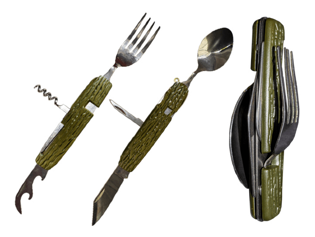 Нож походный раскл.(6 предм), чехол (304091)