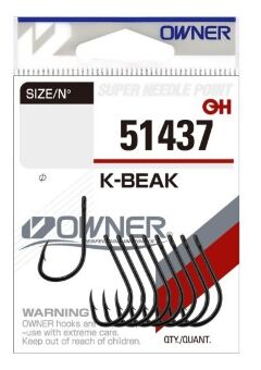 Крючок OWNER 51437-08 K-Beak колечко черн.хром кован 11шт/уп Крючок OWNER 51437-08 K-Beak колечко черн.хром кован 11шт/уп