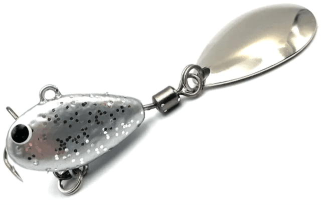 Тэйл-спиннер UF STUDIO Harricane 4гр 16мм #Silver glitter