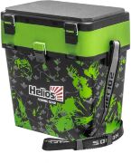 Рыболовный ящик HELIOS Shark 19л, салатовый HS-IB-19-SHG Рыболовный ящик HELIOS Shark 19л, салатовый HS-IB-19-SHG