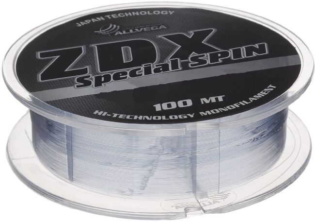 Леска монофил ALLVEGA ZDX Special Spin 100м 0,16мм 3,28кг св.серая Леска монофил ALLVEGA ZDX Special Spin 100м 0,16мм 3,28кг св.серая