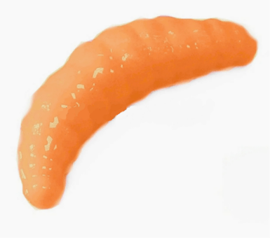 Силиконовая приманка TROUT ZONE Maggot 1.3" персиковый сыр 12шт/уп Силиконовая приманка TROUT ZONE Maggot 1.3" персиковый сыр 12шт/уп