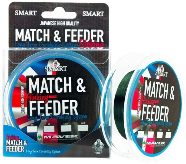 Леска Smart Match&Feeder Sinking 150м 0.235мм 4.77кг Леска Smart Match&Feeder Sinking 150м 0.235мм 4.77кг