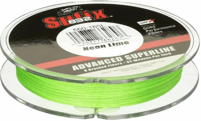 Плетёный шнур SUFIX 832 Braid Neon Lime 135м 0.20мм Плетёный шнур SUFIX 832 Braid Neon Lime 135м 0.20мм