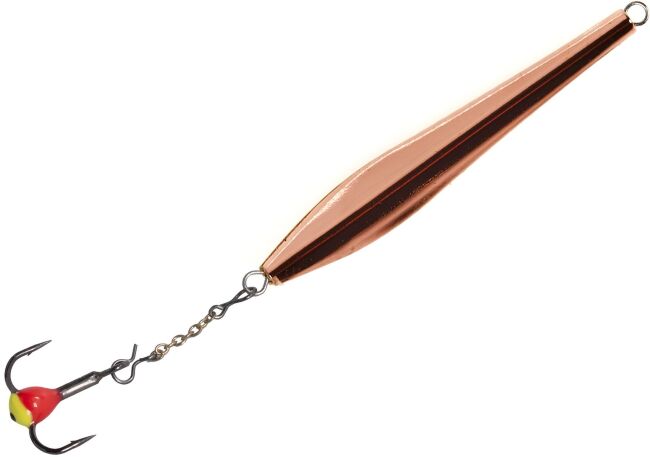 Блесна вертикальная зимняя Lucky John DOUBLE BLADE с цепочкой и тройником 45 мм GC блистер Блесна вертикальная зимняя Lucky John DOUBLE BLADE с цепочкой и тройником 45 мм GC блистер