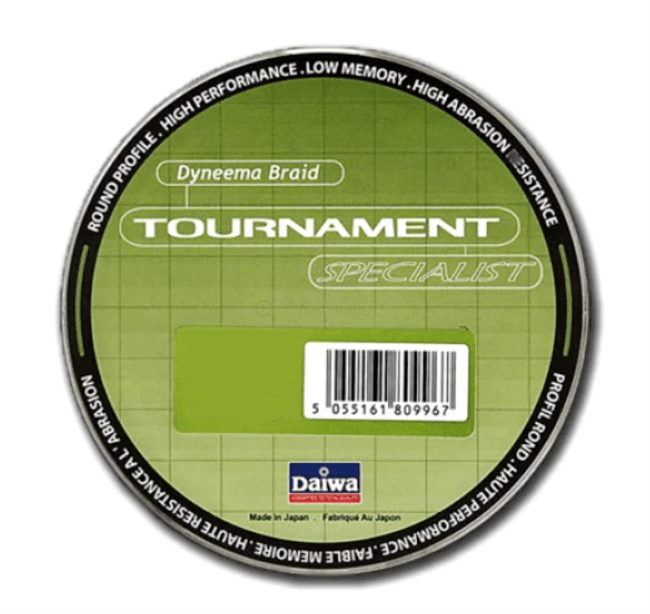 Плетёный шнур DAIWA Tournament Specialist 150м 0.16мм 7.5кг темно-зеленый Плетёный шнур DAIWA Tournament Specialist 150м 0.16мм 7.5кг темно-зеленый