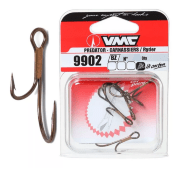 Крючок двойной VMC 9902 BZ №1 живцовый 10шт/уп Крючок двойной VMC 9902 BZ №1 живцовый 10шт/уп