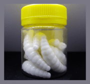 Силиконовая приманка COOL PLACE Maggot 1.3" Сыр #Белый 12шт/уп