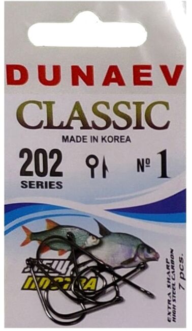 Крючок DUNAEV Classic 202 #1 7шт/уп