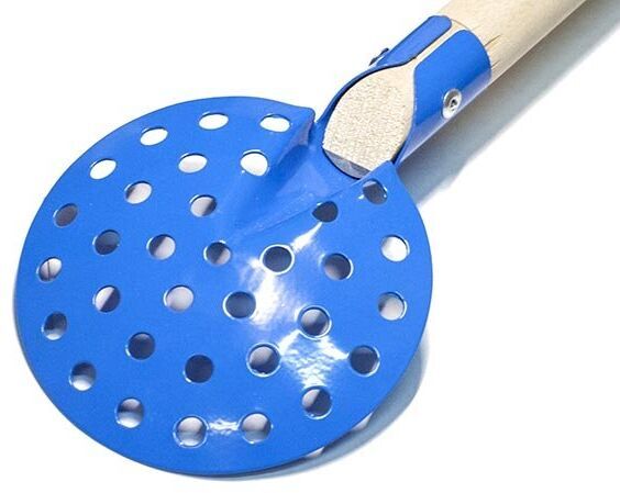 Черпак-шумовка SPIKE металлический с деревянной ручкой Ф105*400 цв:в ассорт