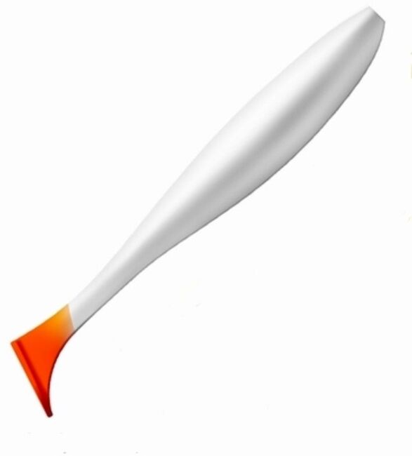 Виброхвост ZUB Izi 125мм цвет 010 бело-красный 4шт/уп Виброхвост ZUB Izi 125мм цвет 010 бело-красный 4шт/уп