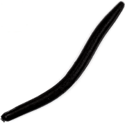 Силиконовая приманка TROUT ZONE Wake Worm-2 3.2" черный сыр 11шт/уп Силиконовая приманка TROUT ZONE Wake Worm-2 3.2" черный сыр 11шт/уп