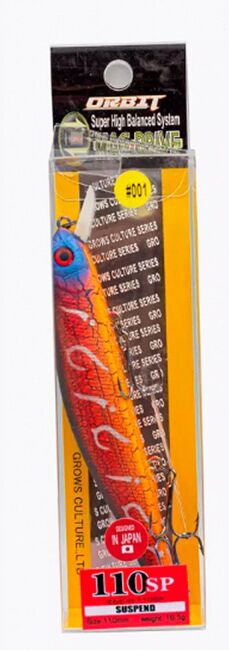 Воблер GROWS CULTURE Orbit 110SP 110мм 16.5гр до 1.1м 01UV Воблер GROWS CULTURE Orbit 110SP 110мм 16.5гр до 1.1м 01UV