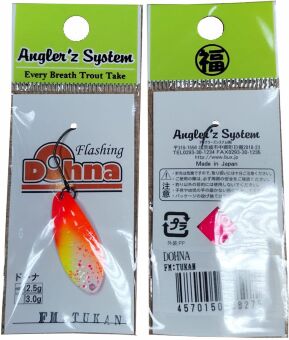 Блесна колеблющаяся Anglers System DOHNA ltd 2.5гр  #FM.TUKAN Блесна колеблющаяся Anglers System DOHNA ltd 2.5гр  #FM.TUKAN