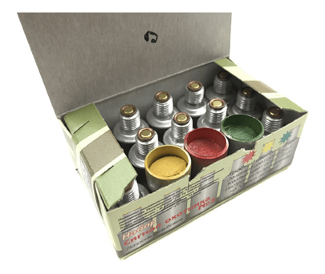 Набор патронов резьбовых СИГНАЛ ОХОТНИКА №3 метал.