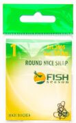 Застежка FISH SEASON Round Nice Snap №1 10кг 8шт/уп 2005-1,0F
