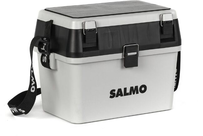 Ящик рыболовный зимний Salmo 2-х ярус.(из 2-х частей) пласт. 38x24.5x29см сер. Ящик рыболовный зимний Salmo 2-х ярус.(из 2-х частей) пласт. 38x24.5x29см сер.