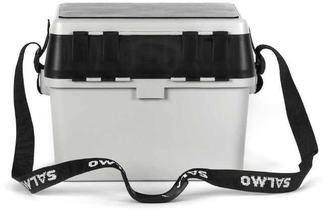 Ящик рыболовный зимний Salmo 2-х ярус.(из 2-х частей) пласт. 38x24.5x29см сер. Ящик рыболовный зимний Salmo 2-х ярус.(из 2-х частей) пласт. 38x24.5x29см сер.