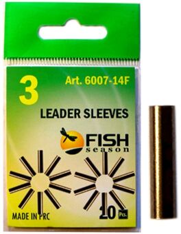 Трубка обжимная FISH SEASON Leader Sleeves 1.4мм №3 20шт/уп 6007-14F Трубка обжимная FISH SEASON Leader Sleeves 1.4мм №3 20шт/уп 6007-14F