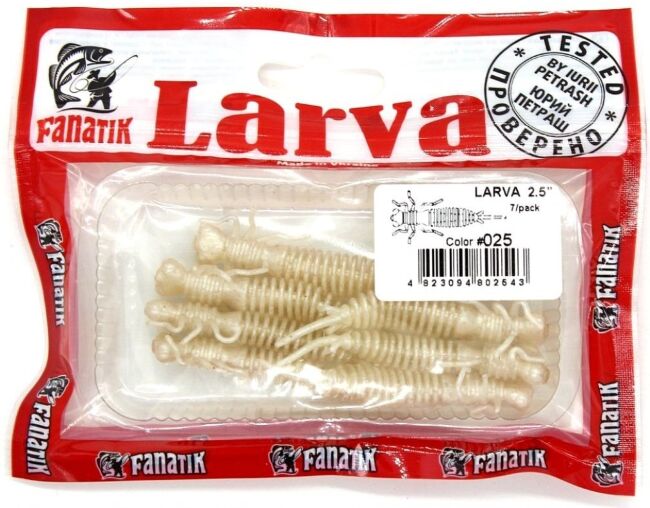 Cиликоновая приманка Fanatik Larva 2.5 (6.3cм) 025 Cиликоновая приманка Fanatik Larva 2.5 (6.3cм) 025