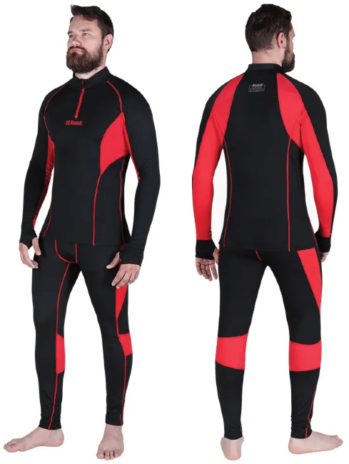 Термобелье муж кальсоны Alaskan "Guide" черн/красн р.L