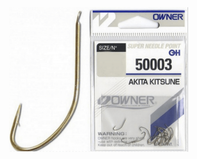 Крючок OWNER 50003-08 Akita Kitsune лопатка коричневый 12шт.уп. Крючок OWNER 50003-08 Akita Kitsune лопатка коричневый 12шт.уп.