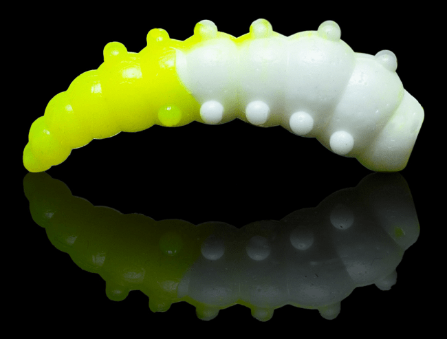 Силиконовая приманка SOOREX PRO Major 36мм 1.1гр Сыр #303 Белый- Лимон/ White-Lemon 6шт/уп