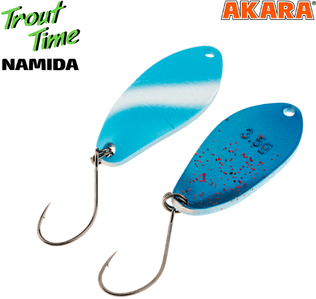 Блесна колеблющаяся AKARA Trout Time Namida 30мм 3.0гр #40