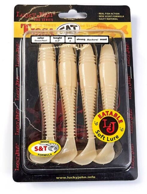 Виброхвост LUCKY JOHN Pro Series Tioga FAT 4.5" 114мм #033 4шт/уп 140147-033