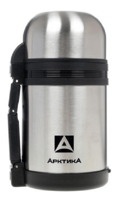 Термос АРКТИКА 201-800 с широким горлом 0.8л стальной