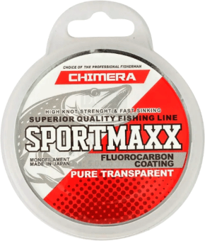 Леска моноф CHIMERA SPORTMAXX Pure Transparent 100m.# 0.20 Леска моноф CHIMERA SPORTMAXX Pure Transparent 100m.# 0.20