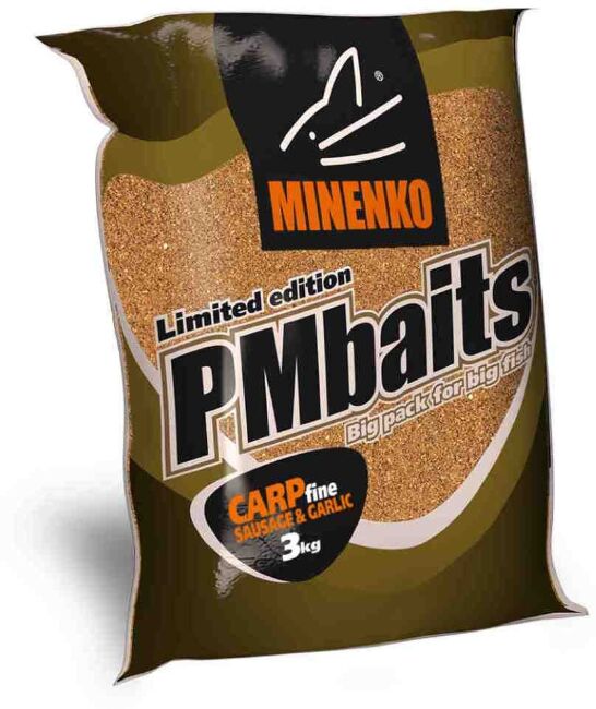 Прикормка MINENKO PM Baits Carp Fine Sausage&Garlic (чесночная сосиска) 3кг Прикормка MINENKO PM Baits Carp Fine Sausage&Garlic (чесночная сосиска) 3кг