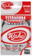 Поводок WAHO Titanium 0.25мм 6кг 20см 2шт/уп Поводок WAHO Titanium 0.25мм 6кг 20см 2шт/уп