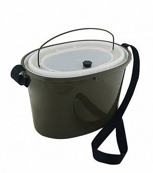 Кан для живца пластик с ситом овальный