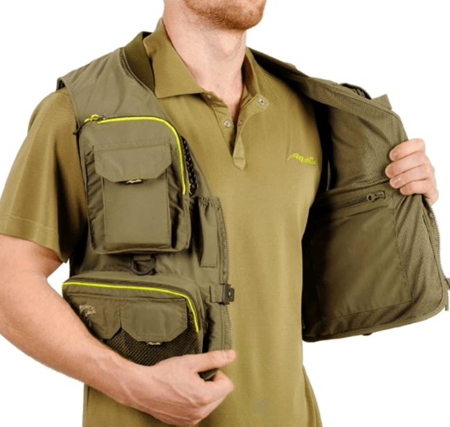 Жилет рыболовный AQUATIC Ж-03 хакки р-р:50-52