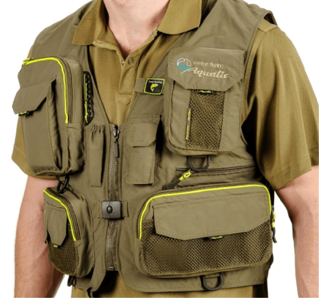 Жилет рыболовный AQUATIC Ж-03 хакки р-р:50-52