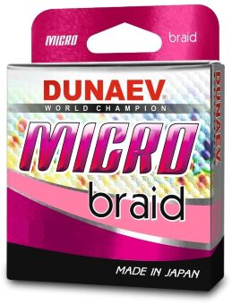 Плетёный шнур DUNAEV Micro PEx4 100м #0.3/0.090мм 3.20кг PinkColor Плетёный шнур DUNAEV Micro PEx4 100м #0.3/0.090мм 3.20кг PinkColor