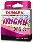 Плетёный шнур DUNAEV Micro PEx4 100м #0.3/0.090мм 3.20кг PinkColor Плетёный шнур DUNAEV Micro PEx4 100м #0.3/0.090мм 3.20кг PinkColor