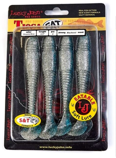 Виброхвост LUCKY JOHN Pro Series Tioga FAT 4.5" 114мм #T05 4шт/уп 140147-T05 Виброхвост LUCKY JOHN Pro Series Tioga FAT 4.5" 114мм #T05 4шт/уп 140147-T05