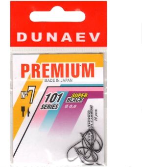Крючок DUNAEV Premium 101 #7 Ø0.60мм 10шт/уп Крючок DUNAEV Premium 101 #7 Ø0.60мм 10шт/уп