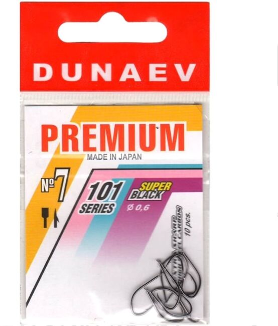 Крючок DUNAEV Premium 101 #7 Ø0.60мм 10шт/уп