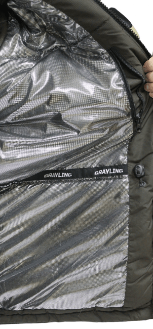 Костюм зимний GRAYLING "Соболь" т.хаки 48-50 рост:170-176