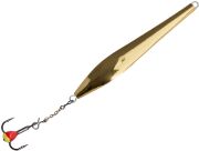 Блесна вертикальная зимняя Lucky John DOUBLE BLADE с цепочкой и тройником 50мм GC блистер Блесна вертикальная зимняя Lucky John DOUBLE BLADE с цепочкой и тройником 50мм GC блистер